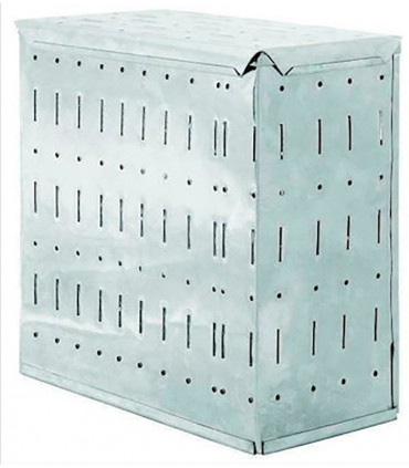 ΚΑΛΟΥΠΙ ΤΥΡΙΟΥ ΙΝΟΧ ΤΕΤΡΑΓΩΝΟ 23x 11x 23cm