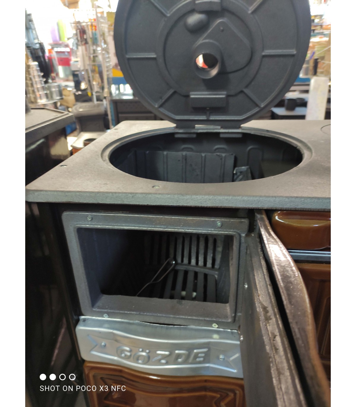 ΞΥΛΟΣΟΜΠΑ ΜΕ ΦΟΥΡΝΟ GOZDE ΤΟΥΡΚΙΑΣ ΜΑΝΤΕΜΕΝΙΑ ΜΕ ΕΜΑΓΕ