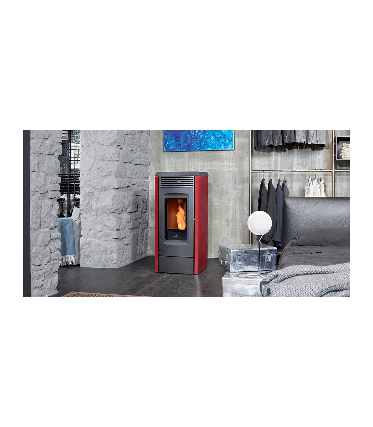 RAVELLI ΣΟΜΠΑ PELLET RV 120 TOUCH- 12,1KW