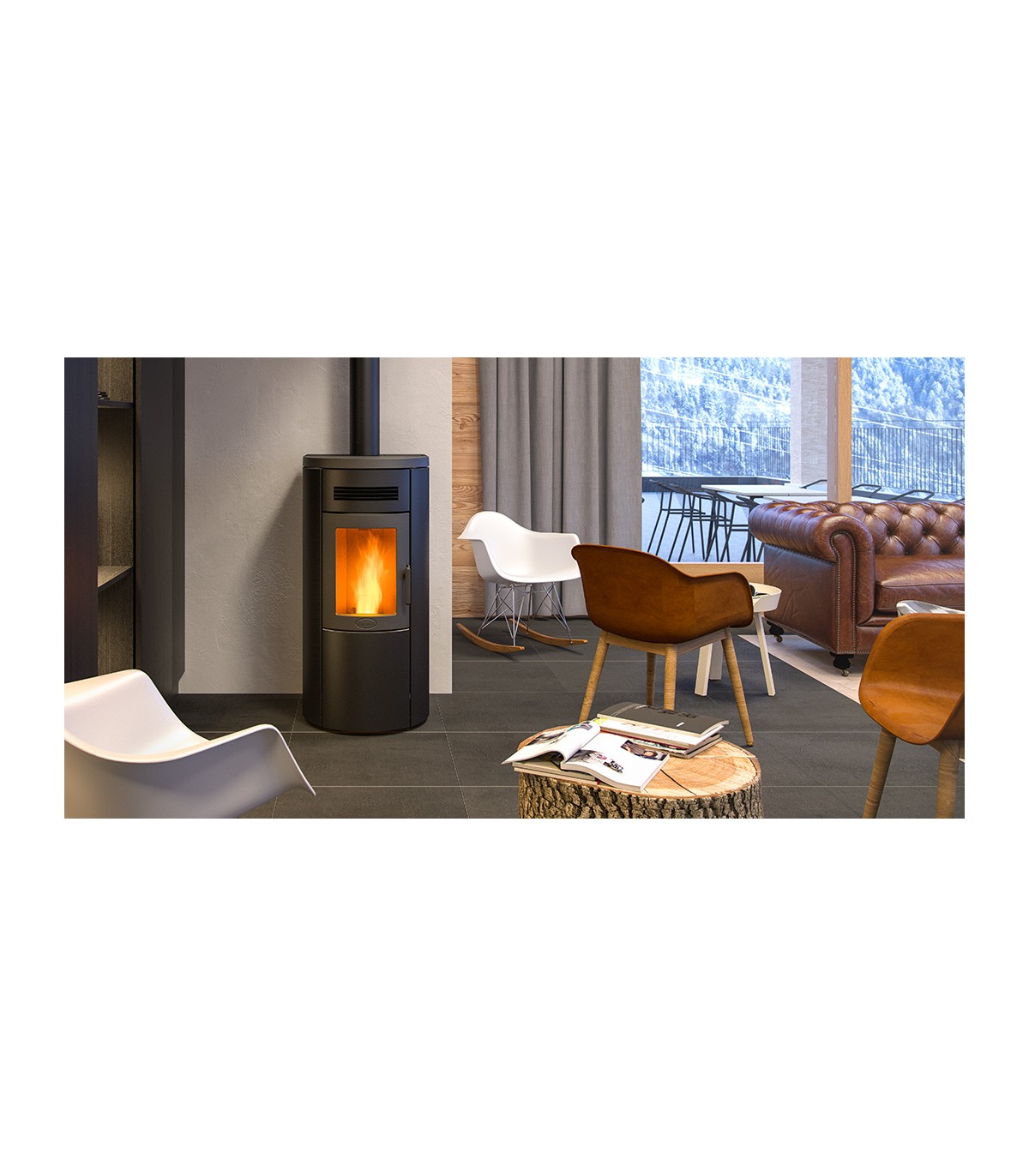 RAVELLI ΣΟΜΠΑ PELLET DUAL 9- 9,2KW