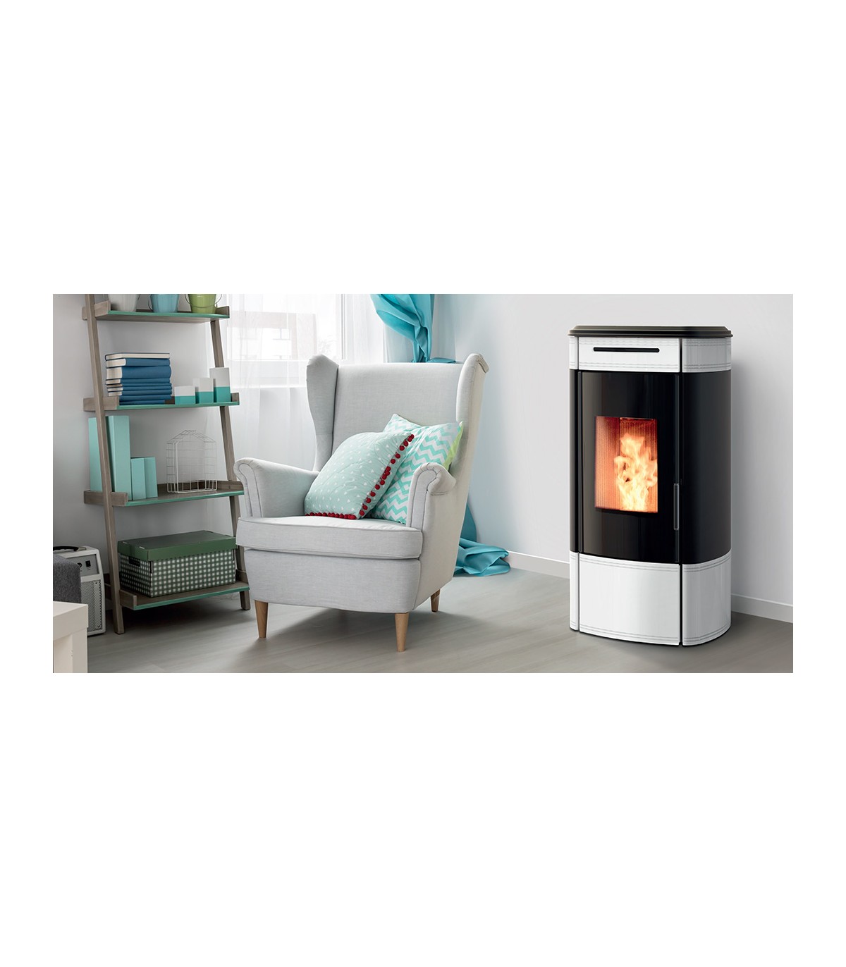 RAVELLI ΣΟΜΠΑ PELLET HRV 100 GLOBE 13,2KW