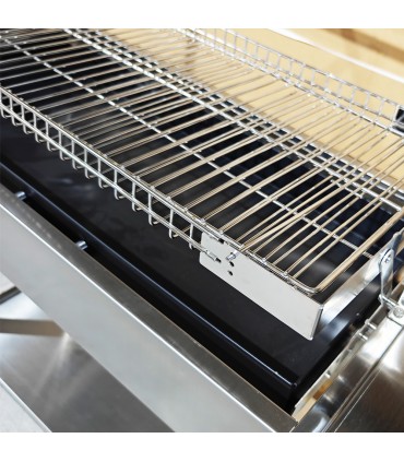 ΑΝΟΞΕΙΔΩΤΗ ΨΗΣΤΑΡΙΑ ΚΑΡΒΟΥΝΟΥ ΜΕ ΠΕΡΙΣΤΡΕΦΟΜΕΝΗ ΣΧΑΡΑ FLIP 80Χ40