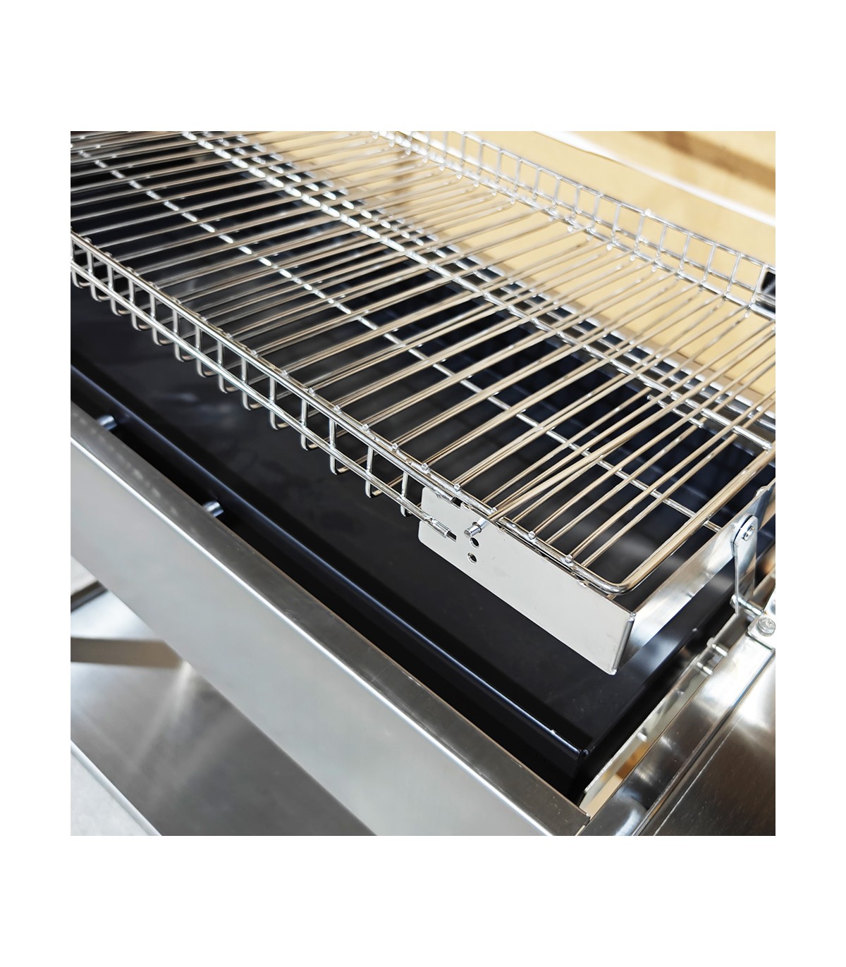 ΑΝΟΞΕΙΔΩΤΗ ΨΗΣΤΑΡΙΑ ΚΑΡΒΟΥΝΟΥ ΜΕ ΠΕΡΙΣΤΡΕΦΟΜΕΝΗ ΣΧΑΡΑ FLIP 80Χ40