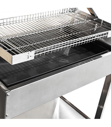 ΑΝΟΞΕΙΔΩΤΗ ΨΗΣΤΑΡΙΑ ΚΑΡΒΟΥΝΟΥ ΜΕ ΠΕΡΙΣΤΡΕΦΟΜΕΝΗ ΣΧΑΡΑ FLIP 80Χ40