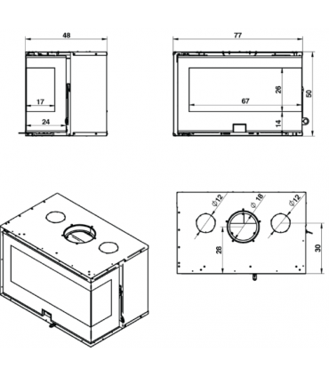 VI 80 ΔΥΟ ΟΨΕΩΝ ΕΝΕΡΓΕΙΑΚΗ ΚΑΣΕΤΑ ΞΥΛΟΥ VOLCANO