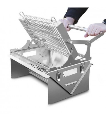 ΑΝΟΞΕΙΔΩΤΗ ΨΗΣΤΑΡΙΑ ΚΑΡΒΟΥΝΟΥ ΠΕΡΙΣΤΡΕΦΟΜΕΝΗ FLIP ΕΠΙΤΡΑΠΕΖΙΑ 41Χ29Χ40