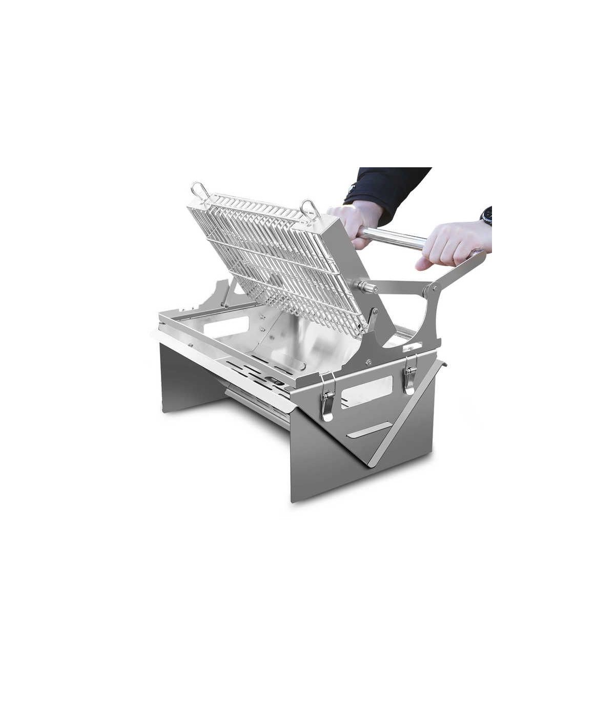 ΑΝΟΞΕΙΔΩΤΗ ΨΗΣΤΑΡΙΑ ΚΑΡΒΟΥΝΟΥ ΠΕΡΙΣΤΡΕΦΟΜΕΝΗ FLIP ΕΠΙΤΡΑΠΕΖΙΑ 41Χ29Χ40