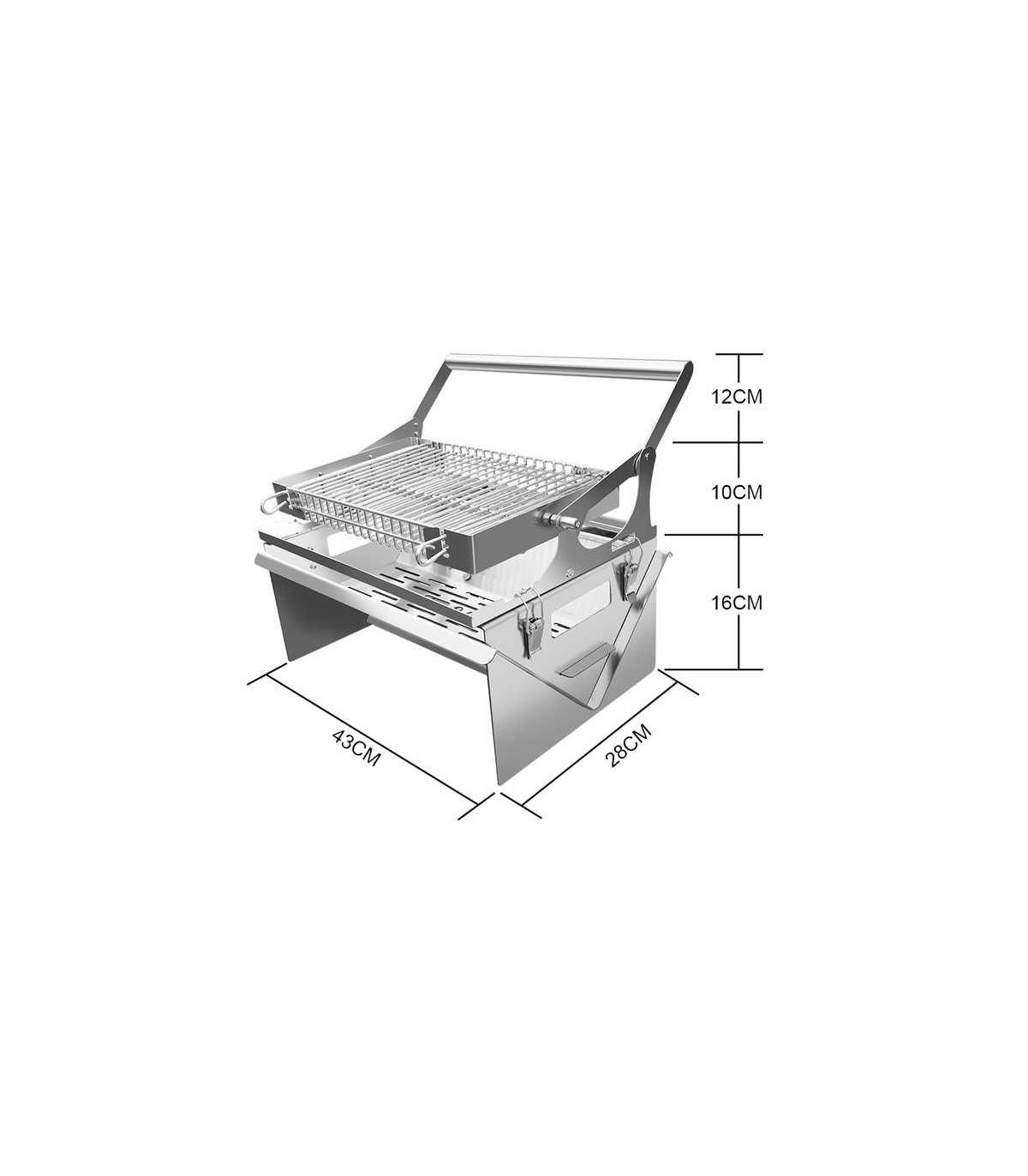 ΑΝΟΞΕΙΔΩΤΗ ΨΗΣΤΑΡΙΑ ΚΑΡΒΟΥΝΟΥ ΠΕΡΙΣΤΡΕΦΟΜΕΝΗ FLIP ΕΠΙΤΡΑΠΕΖΙΑ 41Χ29Χ40