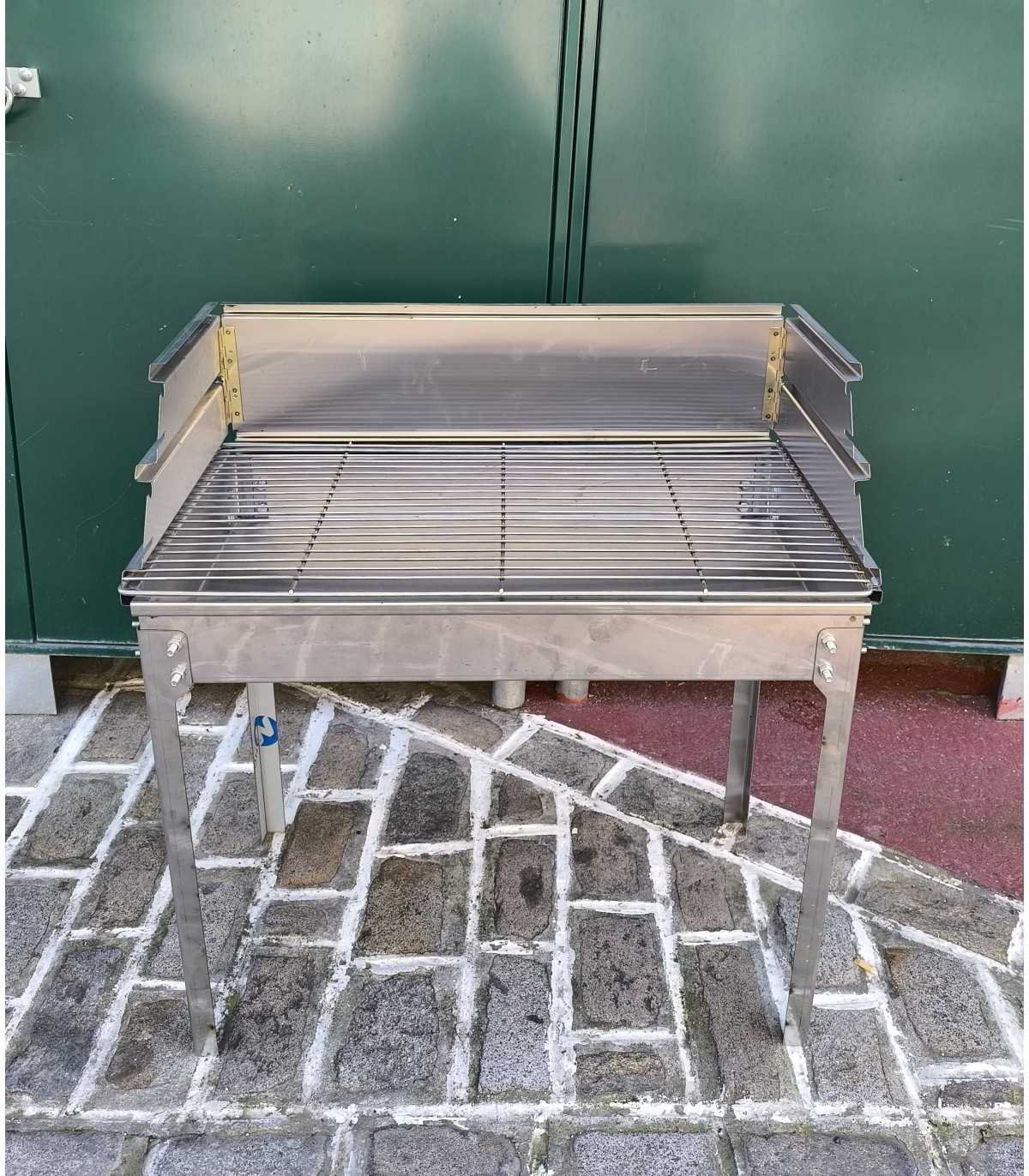 ΑΝΟΞΕΙΔΩΤΗ ΨΗΣΤΑΡΙΑ ΚΑΡΒΟΥΝΟΥ 1ΧΙΛ. 75Χ45 ΜΕ ΙΝΟΧ ΣΧΑΡΑ+ΣΟΥΒΛΑ+ΜΟΤΕΡ