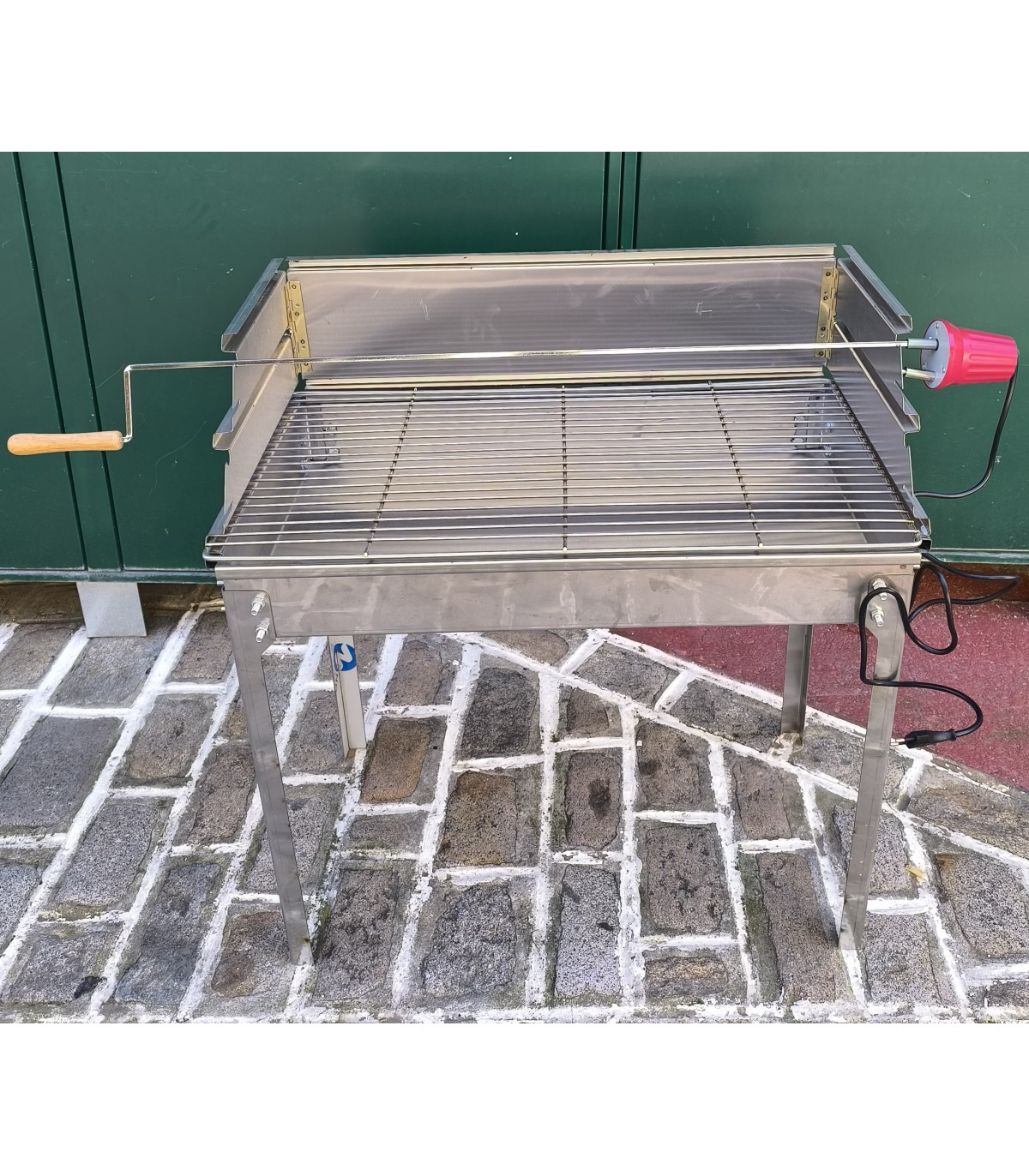 ΑΝΟΞΕΙΔΩΤΗ ΨΗΣΤΑΡΙΑ ΚΑΡΒΟΥΝΟΥ 1ΧΙΛ. 75Χ45 ΜΕ ΙΝΟΧ ΣΧΑΡΑ+ΣΟΥΒΛΑ+ΜΟΤΕΡ