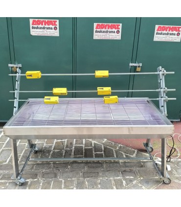 ΑΝΟΞΕΙΔΩΤΗ ΠΟΛΥΨΗΣΤΑΡΙΑ ΑΡΝΙΟΥ ΜΕ ΑΤΕΡΜΟΝΑ "DOUKAS MASTER 360" 155Χ70 εκ.