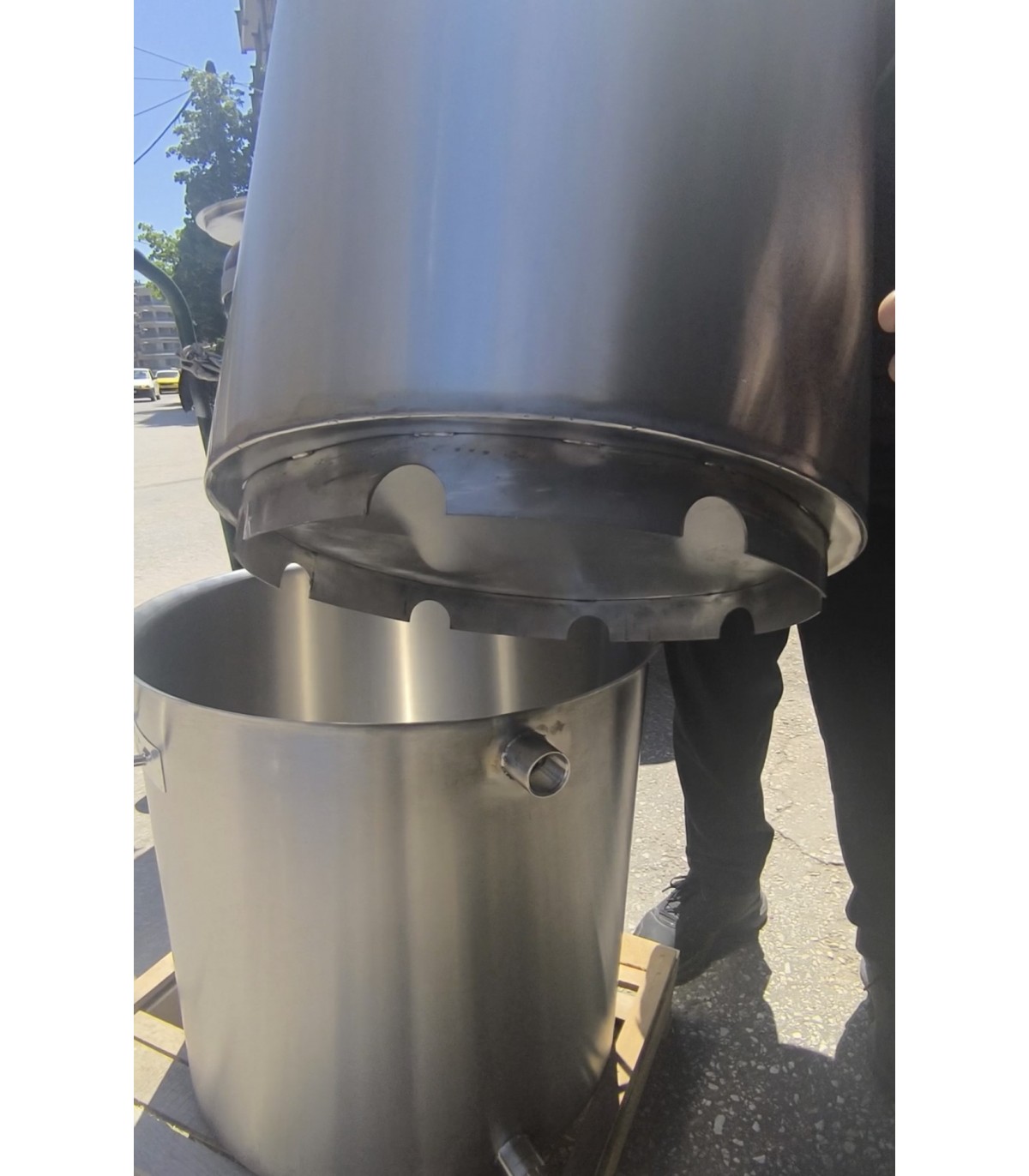 ΔΟΥΚΑΣ ΑΝΟΞΕΙΔΩΤΟ 304 ΚΑΖΑΝΙ- ΜΠΕΝ ΜΑΡΙ 80LT