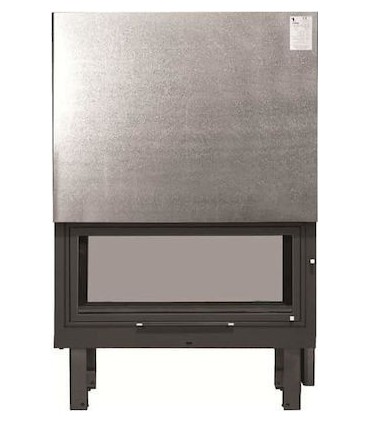 Ενεργειακό Τζάκι Αερόθερμο Ίσιο Διαμπερές Τ-90 27Kw με Συρόμενη & Ανοιγόμενη Χυτήρια Μισαηλίδη-19-A90FD1-1