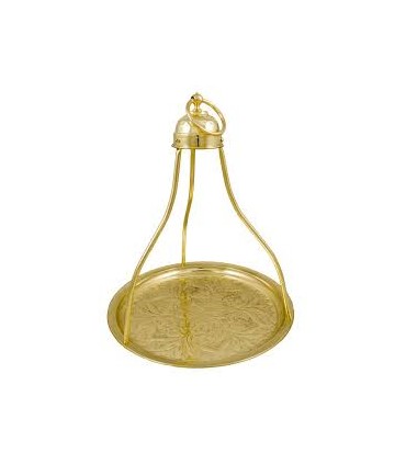 Δίσκος Καφενείου Ορειχάλκινος (μπρουτζινος)Σκαλιστός μεγαλος DSKM-S034