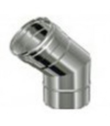 ΓΩΝΙΑ ΜΟΝΟΥ ΤΟΙΧΩΜΑΤΟΣ ΑΝΟΞΕΙΔΩΤΗ 45 ΜΟΙΡΩΝ Φ100