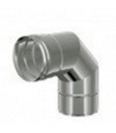 ΓΩΝΙΑ ΜΟΝΟΥ ΤΟΙΧΩΜΑΤΟΣ ΑΝΟΞΕΙΔΩΤΗ 90 ΜΟΙΡΩΝ Φ100