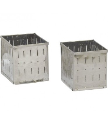 ΚΑΛΟΥΠΙ ΤΥΡΙΟΥ ΙΝΟΧ ΤΕΤΡΑΓΩΝΟ 14x 11 x 12cm