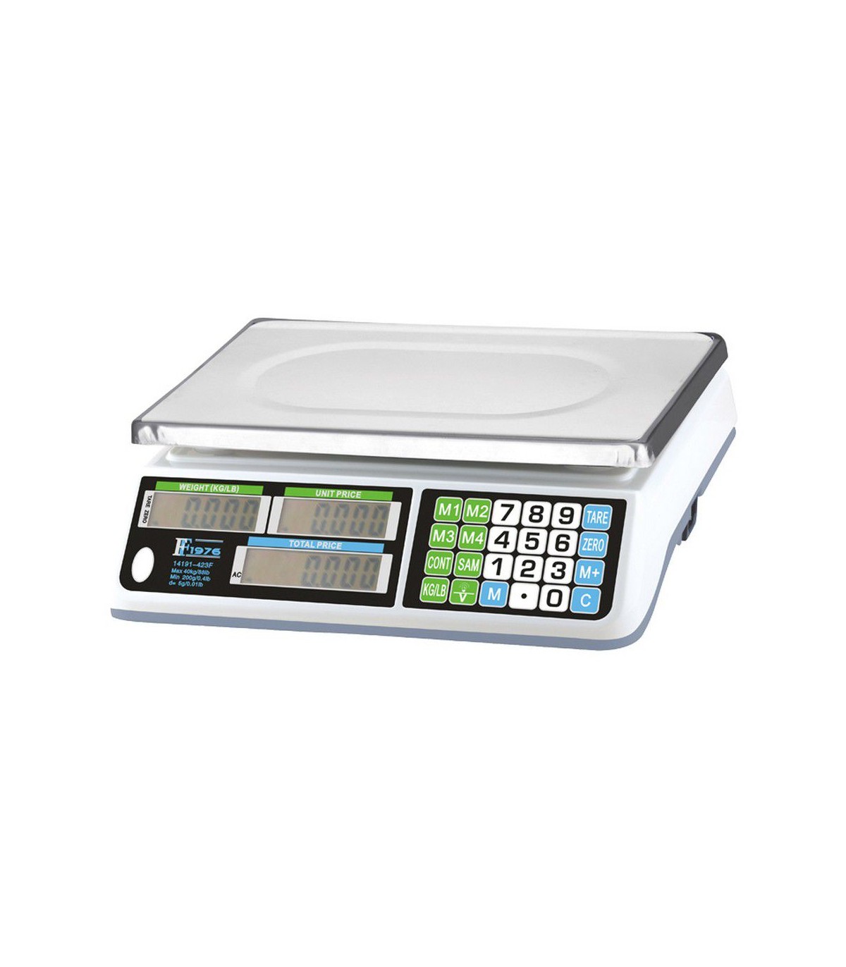 CONSTANT Ζυγαριά ηλεκτρονική επαναφορτιζόμενη 40kg + μπαταρίες AMD008-012