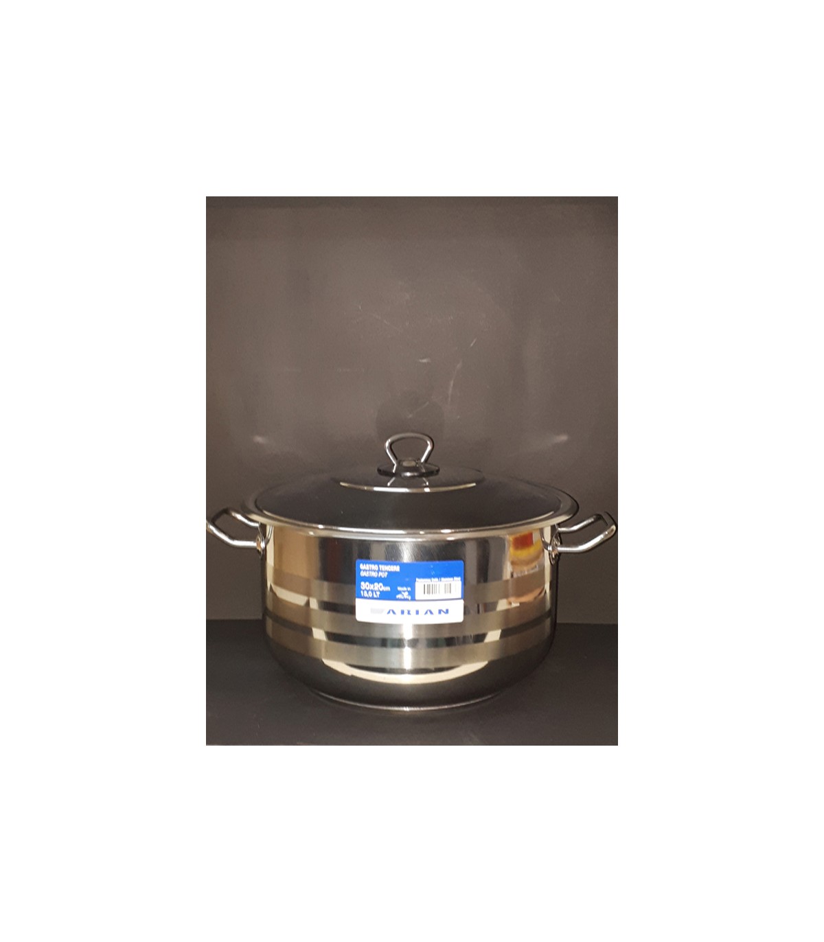 Hascevher Χύτρα Arian Gastro 20x10cm 3lt