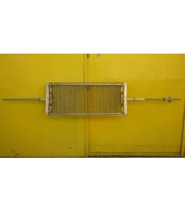 Σχάρα διπλή inox σούβλας Doukas- 00201086