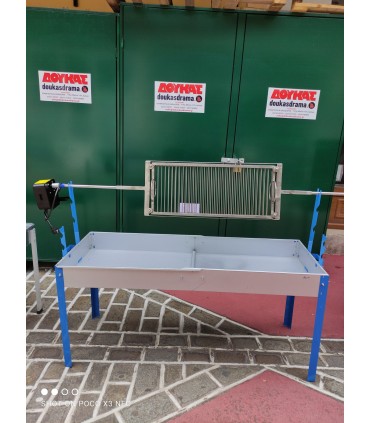 Σχάρα διπλή inox σούβλας Doukas- 00201086