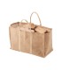 Home & Camp HC20755 Υφασμάτινη Τσάντα Μεταφοράς Ξύλων 60x31x63cm Μπεζ