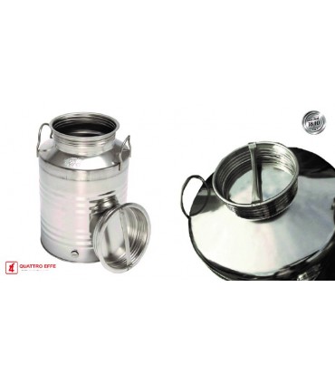 Quattro Effe Δοχείο Inox με Βιδωτό Καπάκι 75lt