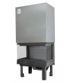 Ενεργειακό Τζάκι Πανοραμικό Τ-75 BG 15KW με Πλαϊνό Τζάμι 43cm (A75PABG) Με Πόρτα Ανοιγόμενη-Συρόμενη