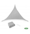 GRASHER E220 ΠΑΝΙ ΣΚΙΑΣΗΣ ΜΕ ΚΡΙΚΟΥΣ ΓΚΡΙ 3,60Χ3,60m ΤΡΙΓΩΝΟ 00201252